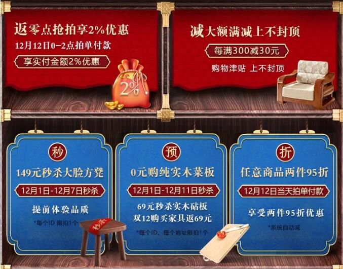 “重棒”優惠  大鬧12.12！光明家具年終狂歡盛典燃爆雙12
